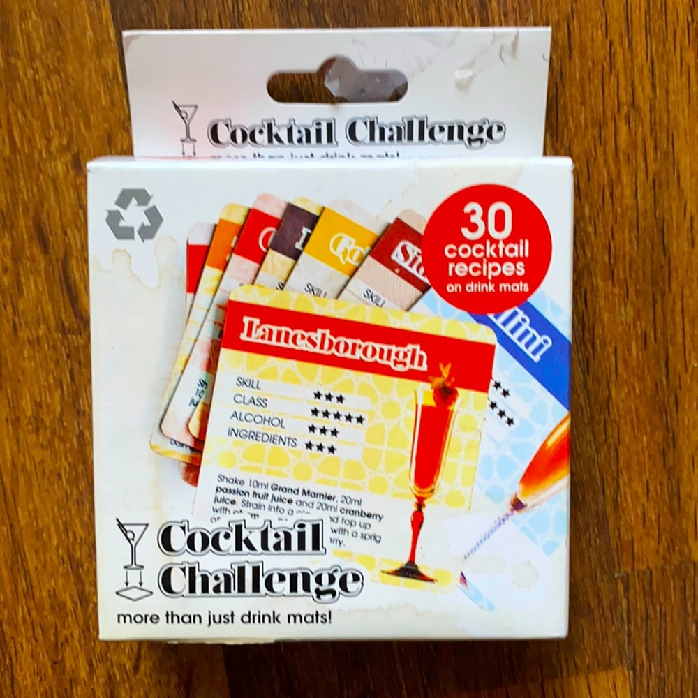 Reduced shipping!✨Cocktail challenge coasters!